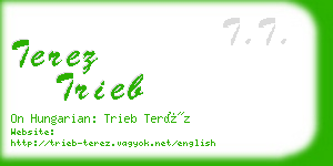 terez trieb business card